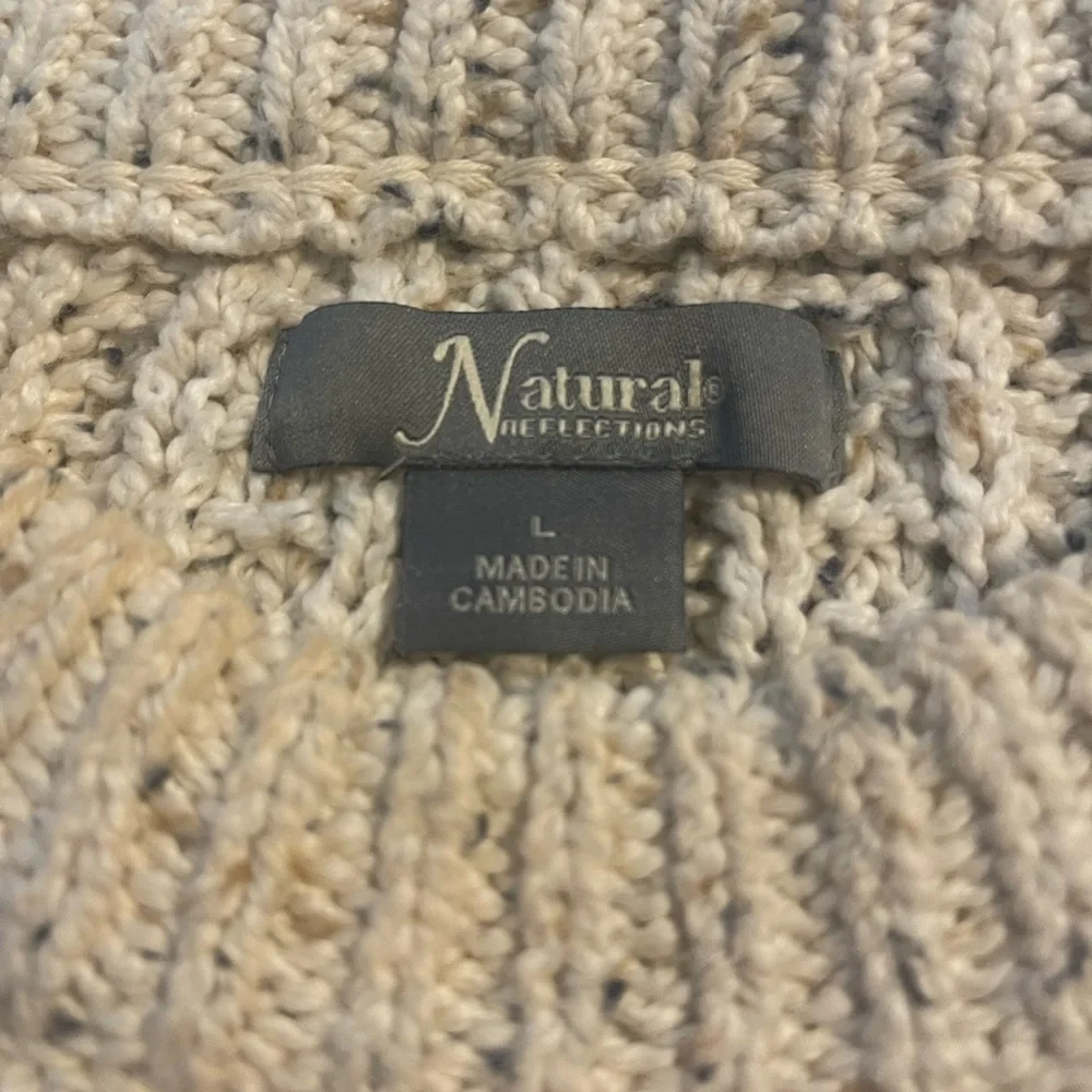 Cozy Cream Cable Knit Sweater - Picture 3 of 4